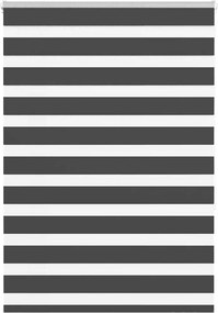 vidaXL zebrafüggönnyel fekete szövetszélesség 100,9 cm poliészter