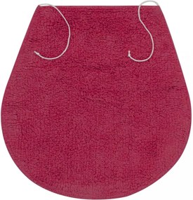 3 darabos fuksziaszínű szövet fürdőszobaszőnyeg-garnitúra