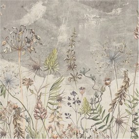 Flizelin tapéta Divatos 3D fali ragasztó Mezei növények 250x250 ragasztó