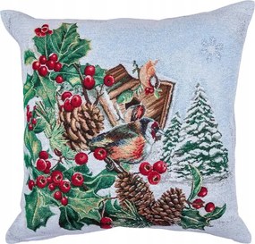 Párnahuzat 45x45 karácsonyi hangulat mesebeli téli színes