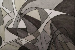 Fali fotótapéta Étkezőbe Geometrikus absztrakt 104x70