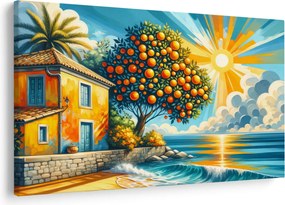 Kép - Ház narancsokkal I. (90x60 cm)