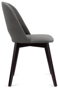 Étkezőszék BOVIO 86x48 cm szürke/bükkfa