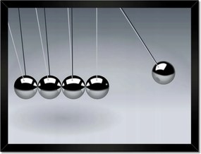 Poszterek keretben 40x30 Newton inga