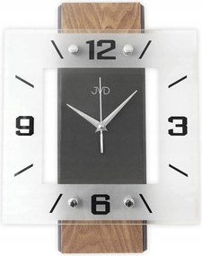 Elegáns Csendes Üveg Fából Készült Falióra Jvd NS22016.78 A Szobába