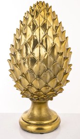 Antique design arany toboz műanyag asztali dekorációs szobor 39x17x17cm