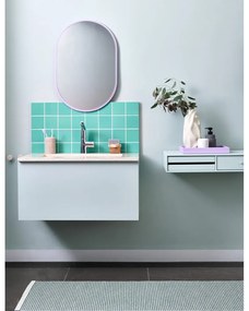 Világoszöld kültéri-beltéri szőnyeg 60x85 cm Mono Sage Army – Pappelina