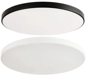 Mennyezeti/fali LED lámpa fekete és fehér kerettel Ø32,5cm 24W 4000K IP20 Eco light EC20507