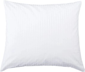 Damaszt pamut-szatén párnahuzat 40x40 fehér