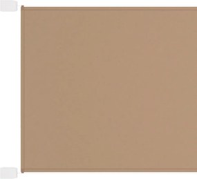 vidaXL bézs oxford-szövet függőleges napellenző 140 x 420 cm