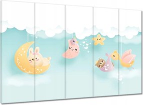 Vászonkép 100x70 Aranyos alvó állatok