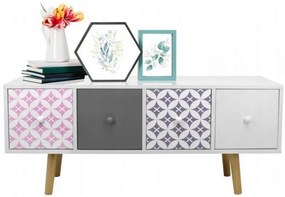 Vintage Komód - fehér-szürke