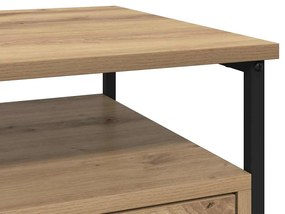 Éjjeliszekrény fiókkal kézműves tölgy 40 x 42 x 55 cm Faanyag