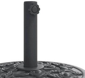 vidaXL kerek napernyőtalp rúdhoz Ø38 / 48 mm 25 kg