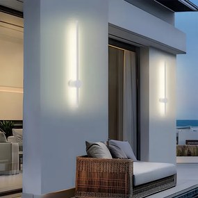 BRILAGI - AURA LED kültéri fali lámpatest LED/12W/230V 3000K IP54 65 cm fehér CRI 90