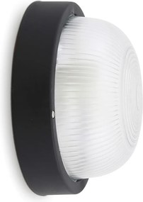 NOVOLUX 107B-G05X1A-02 FAR Modern Kültéri Mennyezeti Lámpa Fehér, Fekete E27 IP44