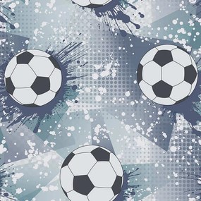 Holden Decor Adventure Awaits Football Frenzy sötétkék-zöldeskék focis papír tapéta – 14093