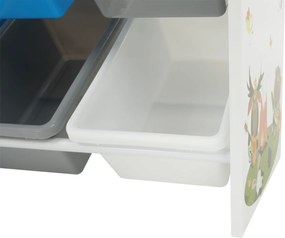 Rendszerező/Polcállvány játékokra, többszínű/mintás, DARLING TYP 3