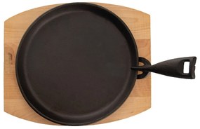 Grill öntöttvas serpenyő levehető nyéllel ø 22 cm LITINA – Orion