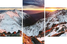 Kép - Téli hegyi panoráma (90x60 cm)