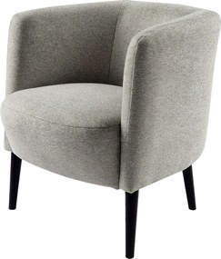 Fotel, világosszürke/fekete, ALIEN