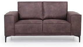 Barna bőrutánzat kanapé 164 cm Copenhagen – Scandic
