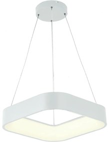 Eurolamp LED Csillár zsinóron LED/30W/230V 3000K 45x45 cm fehér EU0023