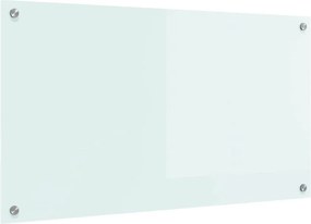 vidaXL Konyhai splashback Fehér 90 x 50 cm edzett üveg