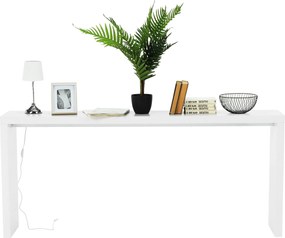 Konzolasztal, fehér, FITRON