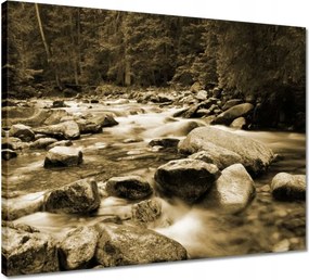 Vászonkép 50x40 Tátra Lengyel hegyek Kilátás