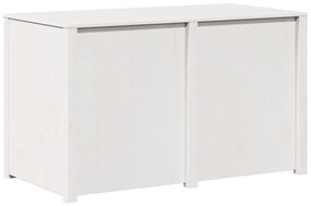 Kültéri Konyhaszekrény Fehér 106x55x64 cm Tömör Fenyőfa