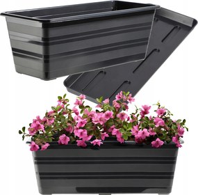 Virágtartó Erkélyláda Állvánnyal 40cm