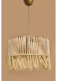 RIMINI kábeles függőlámpa 1xE27/40W/230V bézs