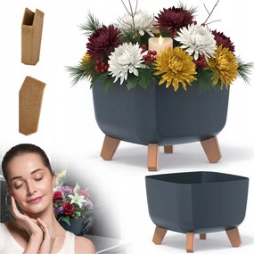 Temetői Virágtartó Kaspó 24 Cm-es Lábakon Minden Szenten