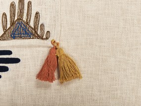 Színes pamut ágytakaró 130 x 180 cm MUNGER Beliani