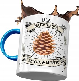 KĂ©k bögre Ursula KaptĂĄr BarĂĄtnĆ FelesĂ©g Nyomtatott FotĂłval