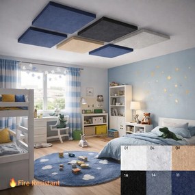Bilnora extra sűrű mennyezeti zajcsökkentő panel 120x120x1,2cm - 04 bézs