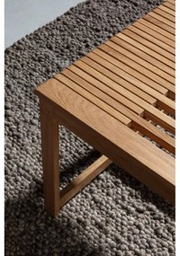 Natúr színű tölgyfa dohányzóasztal 60x70 cm Unai – MOME