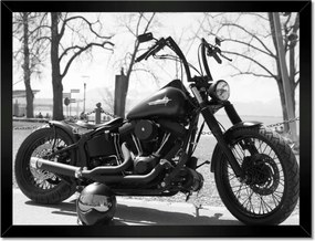Poszterek keretben 40x30 Harley Davidson motorkerékpár