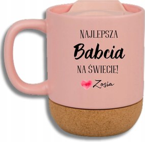 Rózsaszín Bögre Parafa Vicces Ajándék Nagymama Napja A Legjobb Nagymama A Világon