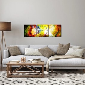 Kép - Kozmikus pillangó (órával) (90x30 cm)