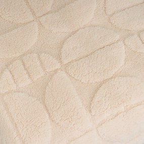 Bézs mikroplüss takaró 130x160 cm Mid Century – Casa Selección