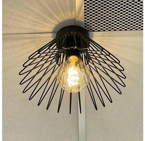 ONLI - Mennyezeti lámpa DUCCIO 1xE27/22W/230V átm. 30 cm fekete