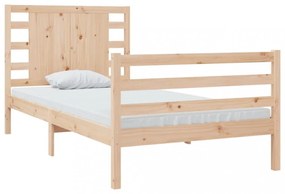 tömör fenyőfa ágykeret matrac nélkül 90 x 190 cm