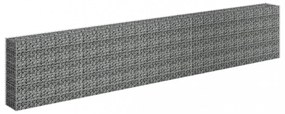horganyzott acél gabion magaságyás 450 x 30 x 90 cm