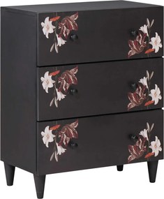 vidaXL Tároló szekrények Sokszínű 60 x 33,5 x 75 cm Tömör Mangófát