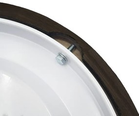 Brilagi - LED mennyezeti lámpa CARVALHO SMOKEY LED/20W/230V tölgy átm. 27,5 cm