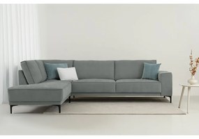 Sötétszürke sarokkanapé (bal oldali) Copenhagen – Scandic