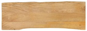 tömör mangófa természetes élű asztallap 110 x 40 x 2,5 cm
