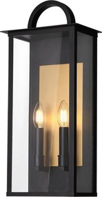 Cosmolight MALIBU W02548BK Fali lámpa 2x25W/E14 IP23